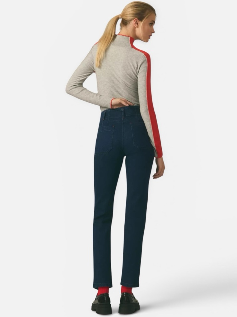 Anthropologie Maeve Junie High-Rise Slim Leg Jeans - Picture 2 of 10